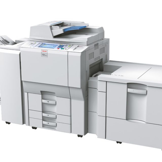 ricoh aficio mp c2500 create stapled booklet printing